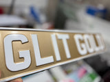 Glitter Gold Show Plate