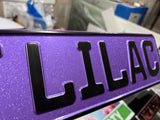 Glitter Lilac Show Plate
