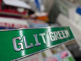 Glitter Green Show Plate