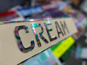 Cream Show Plate