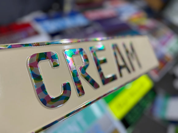 Cream Show Plate