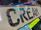 Cream Show Plate