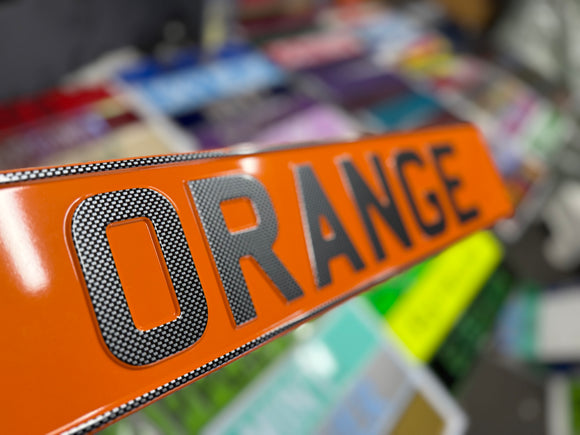 Orange Show Plate