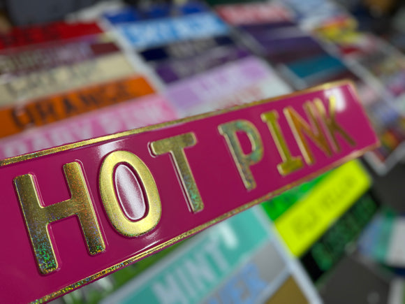 Hot Pink Show Plate
