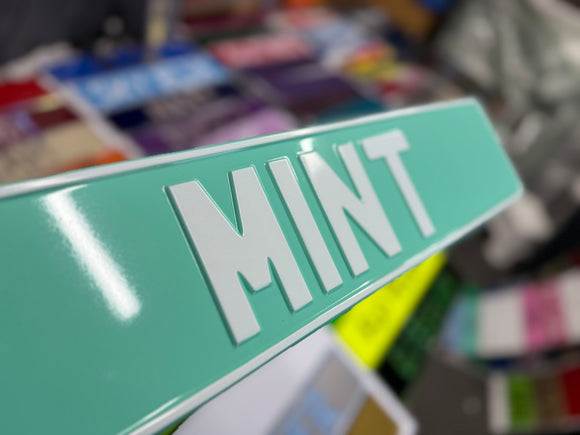 Mint Green Show Plate
