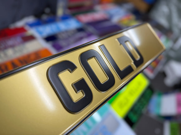 Gold Show Plate