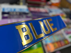 Royal Blue Show Plate