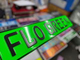Fluorescent Green Show Plate