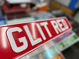 Glitter Red Show Plate