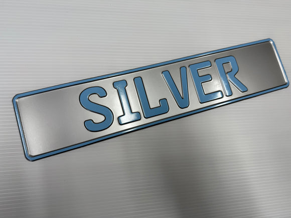 Silver Show Plate