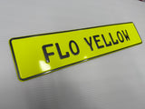Fluorescent Yellow Show Plate