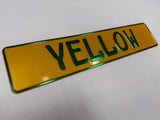 Yellow Show Plate