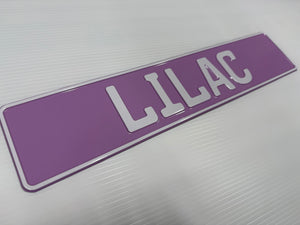 Lilac Show Plate