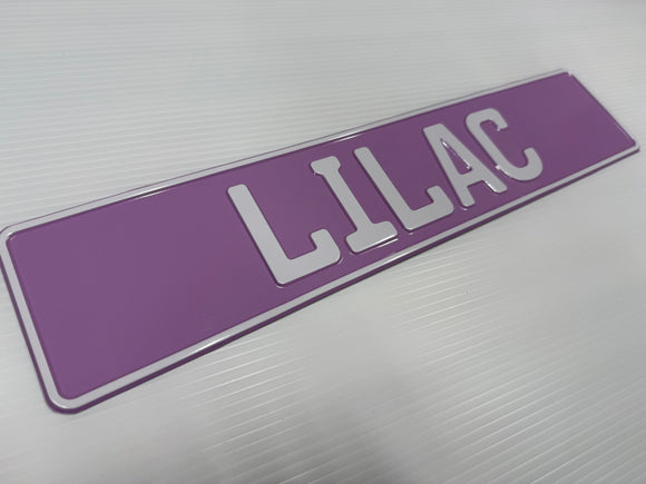 Lilac Show Plate