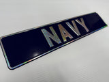 Navy Blue Show Plate