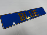 Royal Blue Show Plate