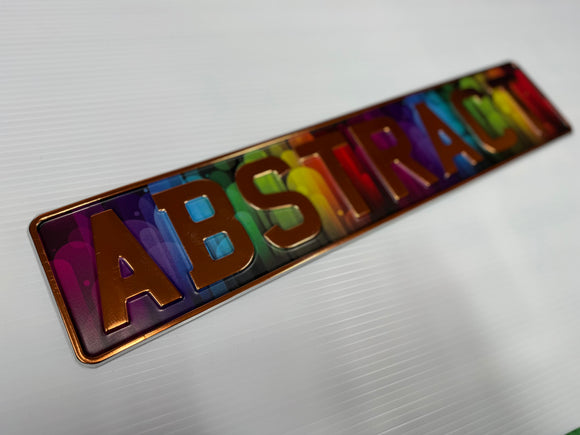 Abstract Show Plate