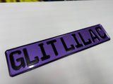 Glitter Lilac Show Plate