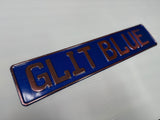 Glitter Blue Show Plate