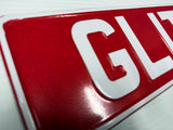 Glitter Red Show Plate