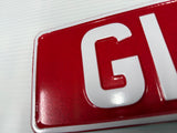 Glitter Red Show Plate