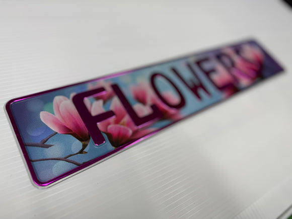 Flowers Show Plate