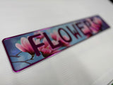 Flowers Show Plate