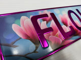 Flowers Show Plate