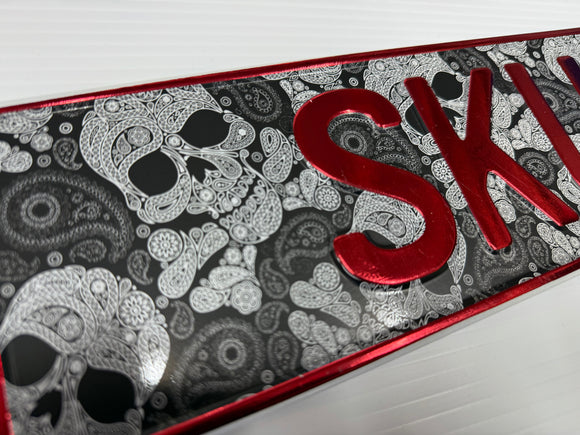 Skulls Show Plate
