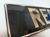 Reflective Black Show Plate