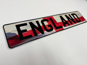 St. George England Flag Show Plate