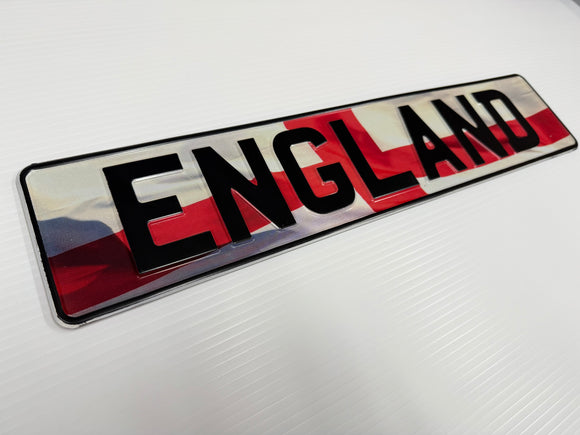 St. George England Flag Show Plate