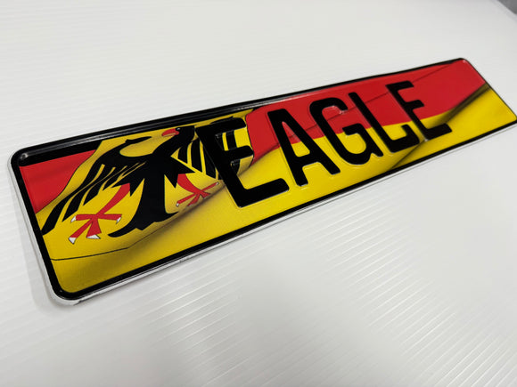 German Eagle Show Plate