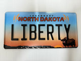 USA Style North Dakota Pressed Plate