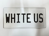 White USA Style Pressed Plate