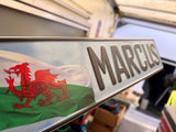 Wales Welsh Flag Show Plate