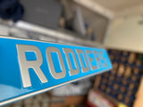 Sky Blue Trucker Plate