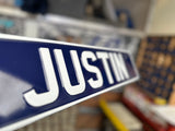 Navy Blue Trucker Plate