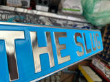 Sky Blue Trucker Plate
