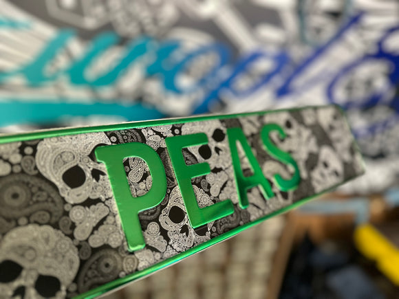 Skulls Trucker Plate