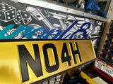 Gold Trucker Plate