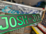Black Matte Trucker Plate