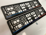 BMW Ultimate Driving Machine Number Plate Surround Frames Pair 3 Colour
