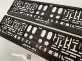 Mercedes AMG Driving Academy Number Plate Surround Frames Pair