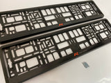 Honda Type R Rated Number Plate Surround Frames Pair