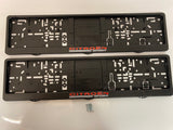 Citroen Sport Number Plate Surround Frames Pair