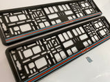 Martini Racing Number Plate Surround Frames Pair