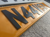 Pressed Number Plate UK Legal SINGLE ALL TYPES