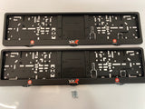 Vauxhall VXR Number Plate Surround Frames Pair