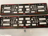Vw Volkswagen GTD Number Plate Surround Frames Pair